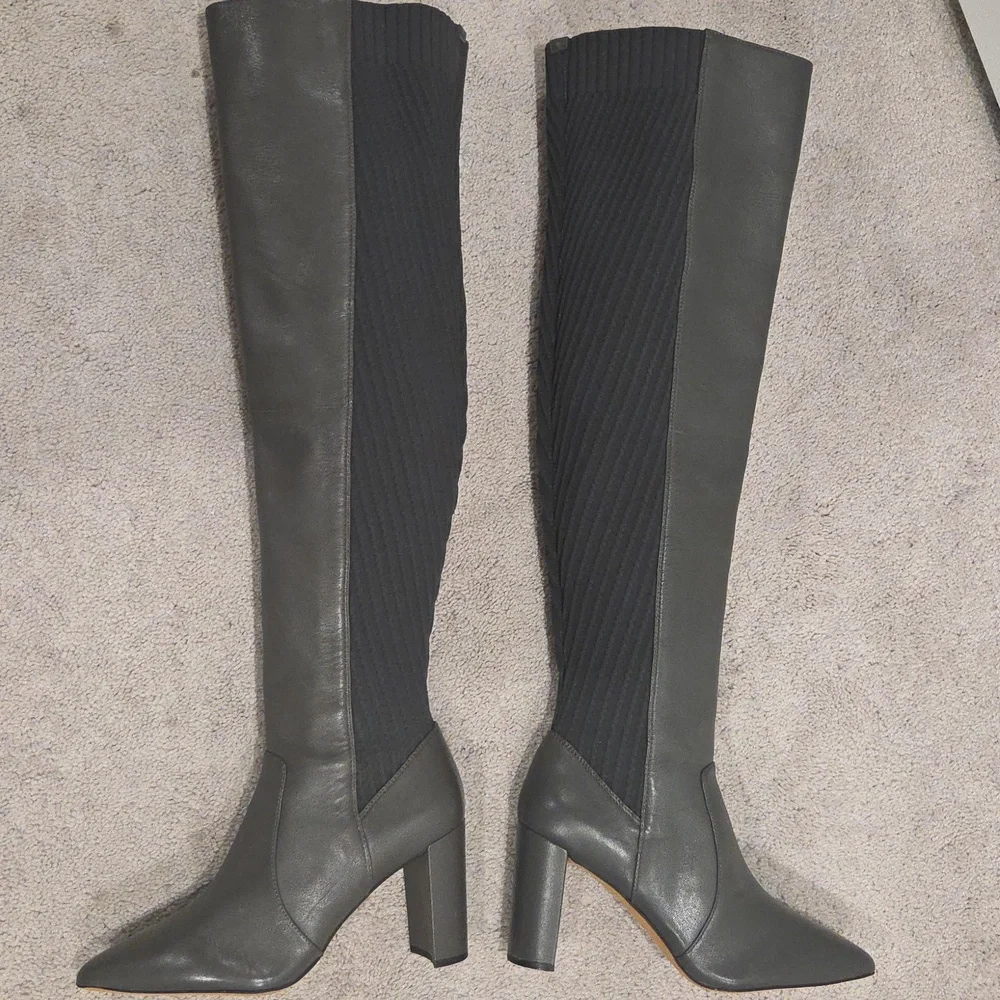 Vince Camuyo Majestie gray knee-high boots - Picture 4 of 9